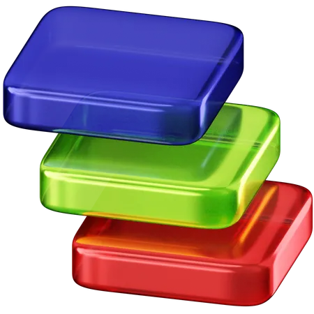 Strati  3D Icon