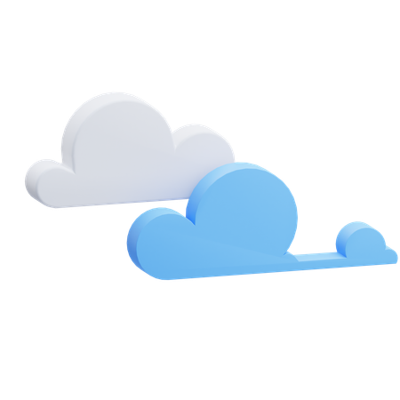 Stratus Clouds  3D Icon