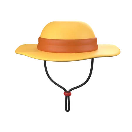 Straw Hat  3D Icon