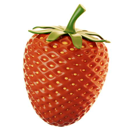 Strawberry  3D Icon