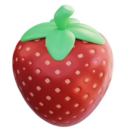 3 D Illustration Strawberry 3D Icon
