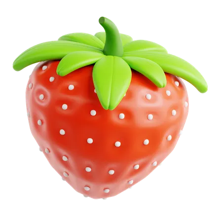 Strawberry  3D Icon