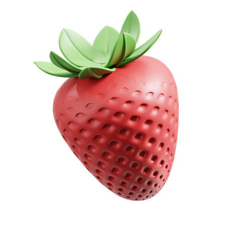 Strawberry  3D Icon