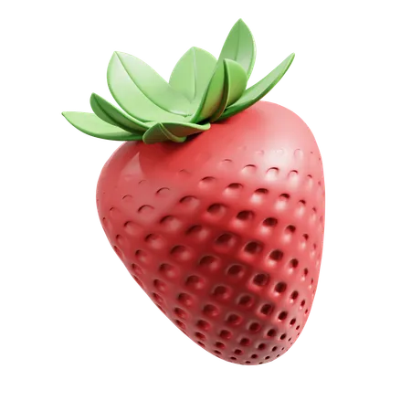 Strawberry  3D Icon