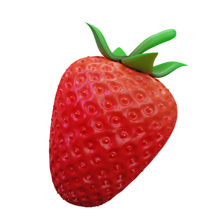 Strawberry  3D Icon