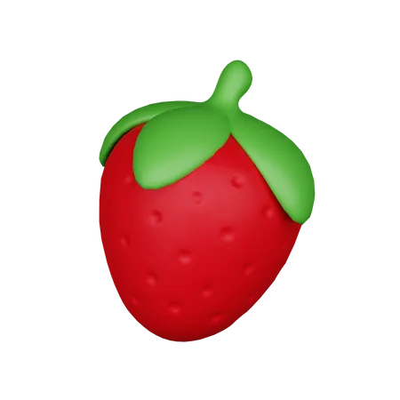 Strawberry  3D Icon