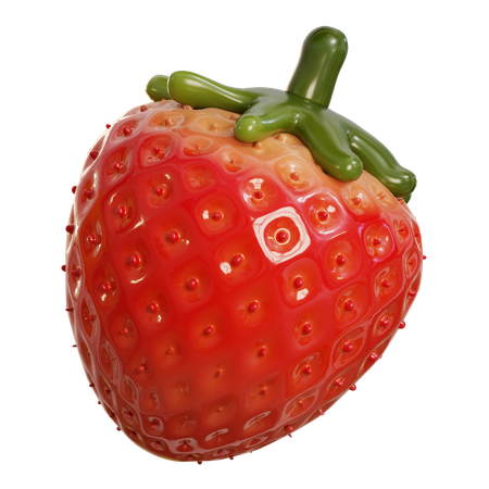 Strawberry  3D Icon