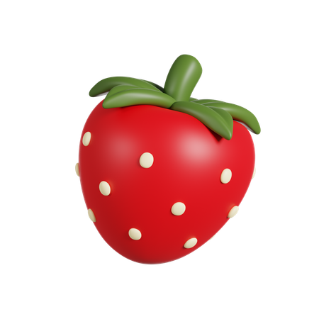 Strawberry  3D Icon