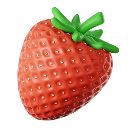 Strawberry  3D Icon