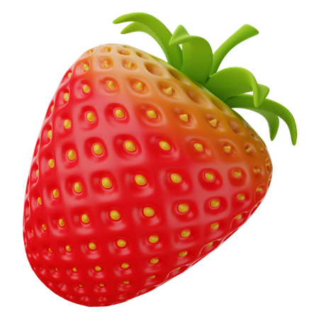 Strawberry  3D Icon