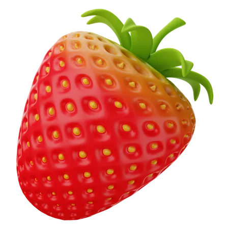 Strawberry  3D Icon