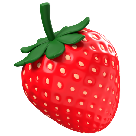 Strawberry  3D Icon