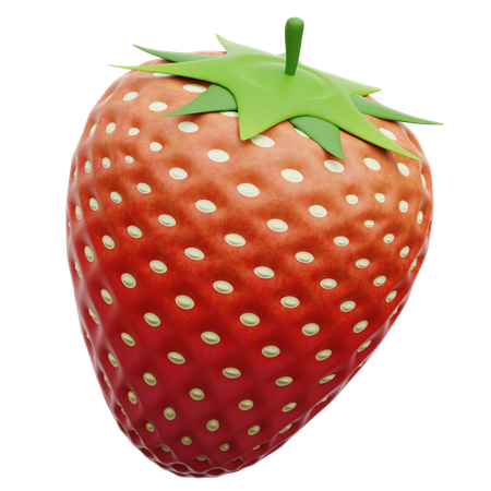 Strawberry  3D Icon