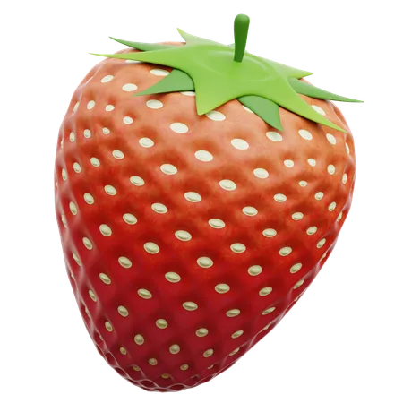 Strawberry  3D Icon