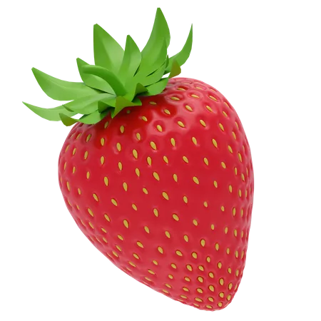 Strawberry  3D Icon