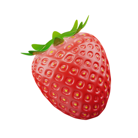 Strawberry  3D Icon