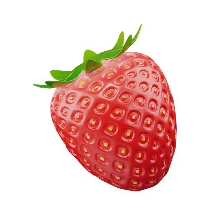 Strawberry  3D Icon