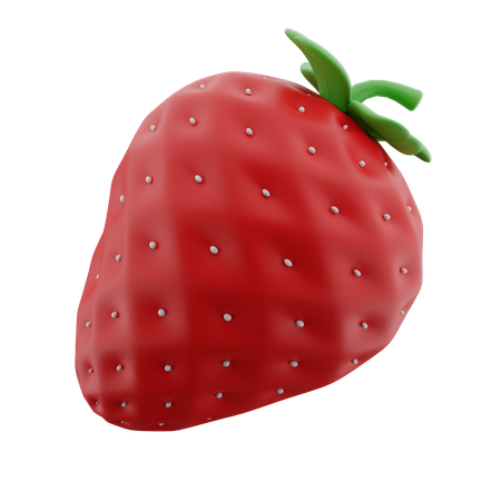 Strawberry  3D Icon