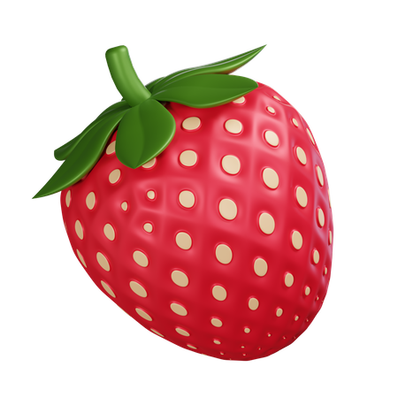 Strawberry  3D Icon