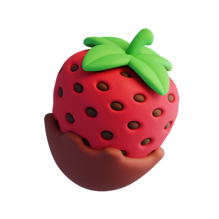 Strawberry  3D Icon