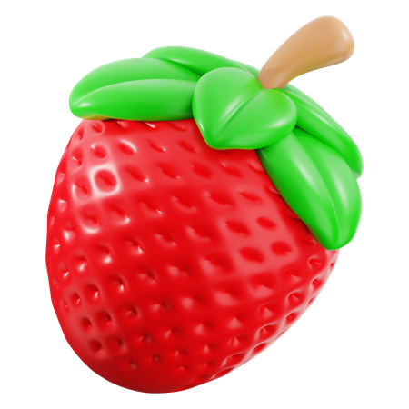 Strawberry  3D Icon