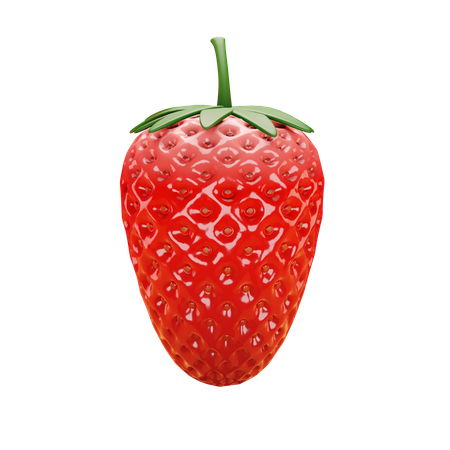 Strawberry  3D Icon