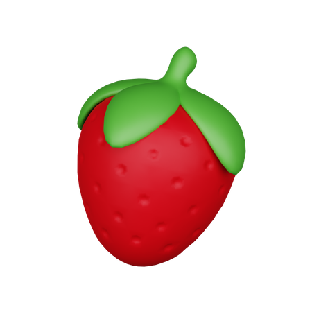 Strawberry  3D Icon