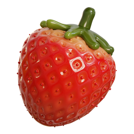 Strawberry  3D Icon