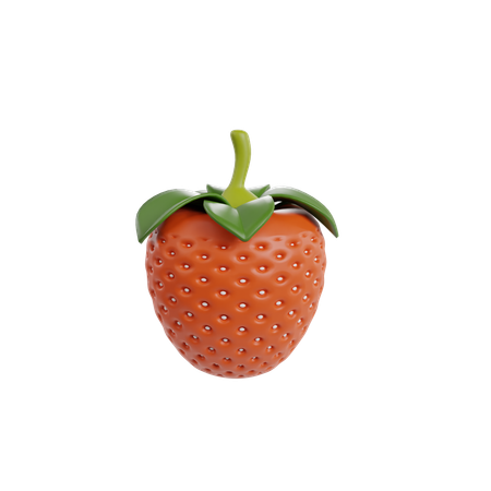 Strawberry  3D Illustration