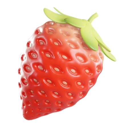 Strawberry 3D Illustration