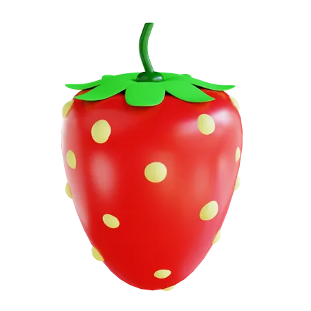 3 D Illustration Strawberry 3D Icon