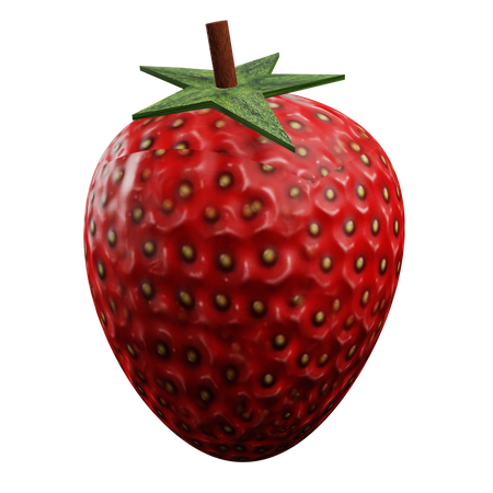 Strawberry  3D Icon