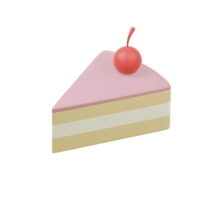 Strawberry Cake  3D Icon