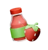 Strawberry Juice Bottle