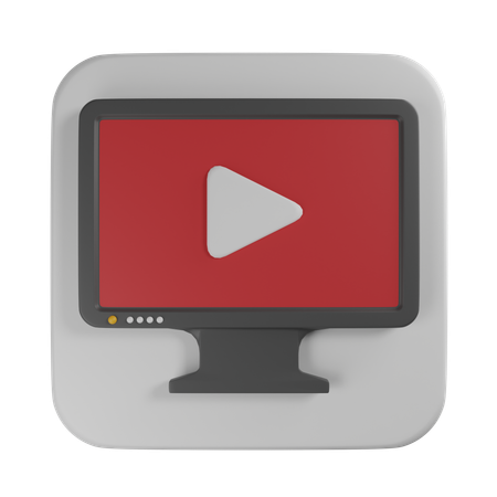 Streaming App  3D Icon