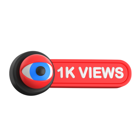 Streaming Views  3D Icon