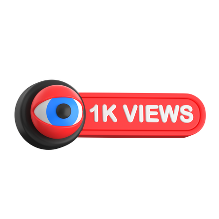 Streaming Views  3D Icon