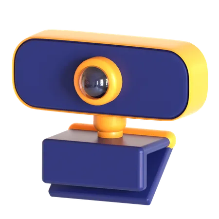 Webcam en streaming  3D Icon