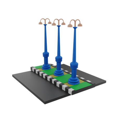 Street Light  3D Illustration