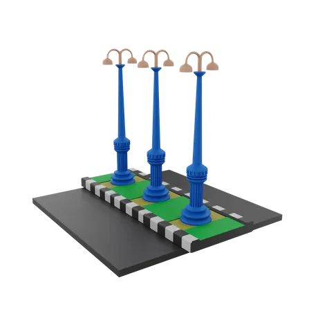 Street Light  3D Illustration