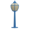 vintage street light symbol