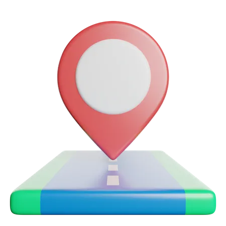 Street Map Route 3D Icon