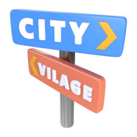 Street Sign  3D Icon