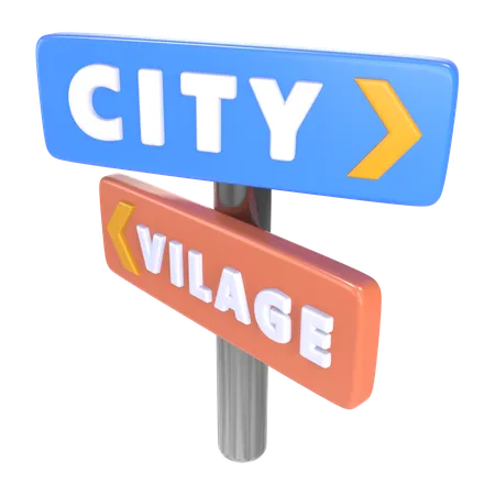 Street Sign  3D Icon