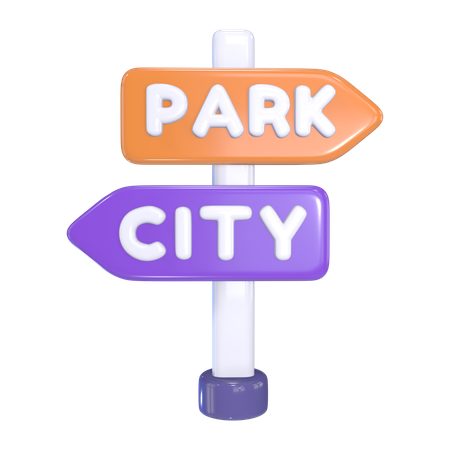 Street Sign  3D Icon