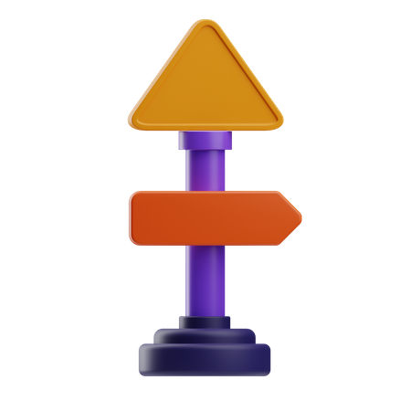 Street Sign  3D Icon