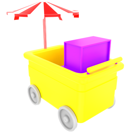 Street Stall  3D Icon