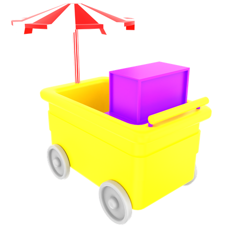 Street Stall  3D Icon