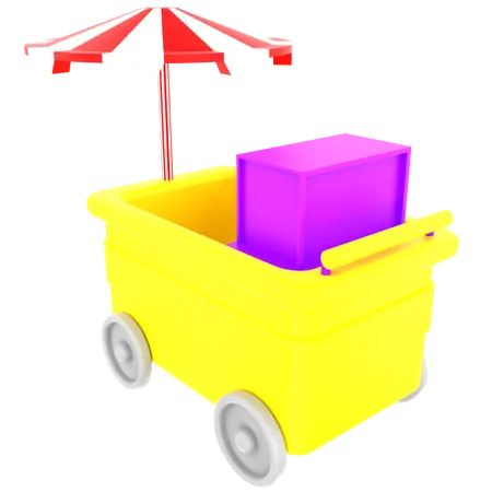 Street Stall  3D Icon