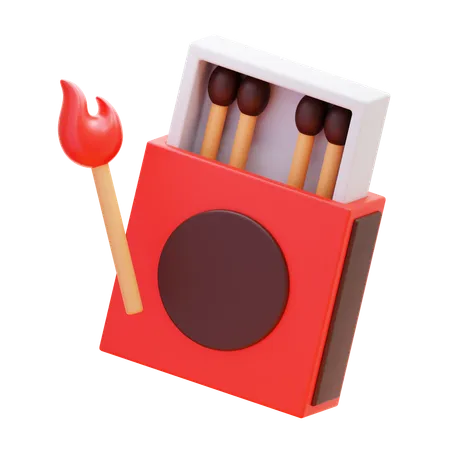 Streichholzschachtel  3D Icon